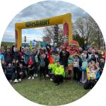 Beim 5km Hobbylauf gab es mit 106 Läufern heuer das größte Teilnehmerfeld