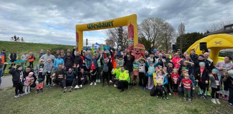 Beim 5km Hobbylauf gab es mit 106 Läufern heuer das größte Teilnehmerfeld